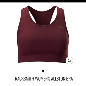 Tracksmith Women’s Allston Bra - Small (Berry)